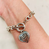 Dogs Leave Paw Prints On Our Hearts Bracelet
