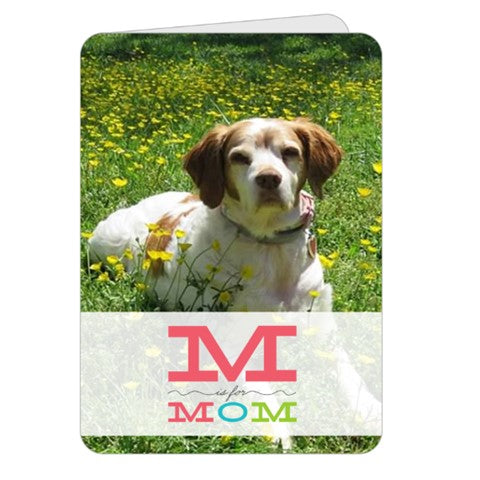 M is Mom - Mother's Day Cards
